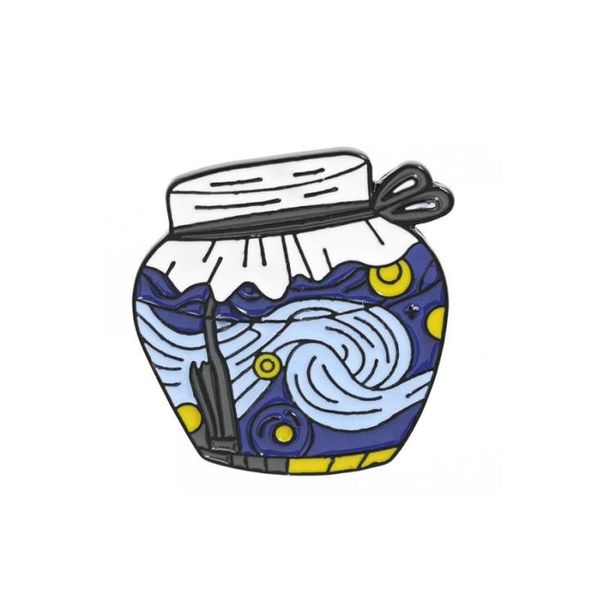 wine jar literary art brooches pins van gogh039s starry sky gift creative alloy brooches for girls cute jewelry button collar b3314931, Gray
wine jar literary art brooches pins van gogh039s starry sky gift creative alloy brooches for girls cute jewelry button collar b3314931, Gray