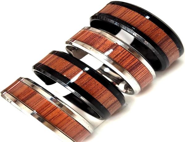 bulk lots 50pcs unique silver black ring 8mm comfortfit wood grain inlay stainless steel ring3089427
bulk lots 50pcs unique silver black ring 8mm comfortfit wood grain inlay stainless steel ring3089427