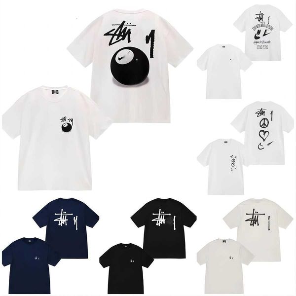 designer luxury fashion brand stussys classic mens and womens t shirt dice pattern printed alphabet summer high street trend tee c9, White;black
designer luxury fashion brand stussys classic mens and womens t shirt dice pattern printed alphabet summer high street trend tee c9, White;black