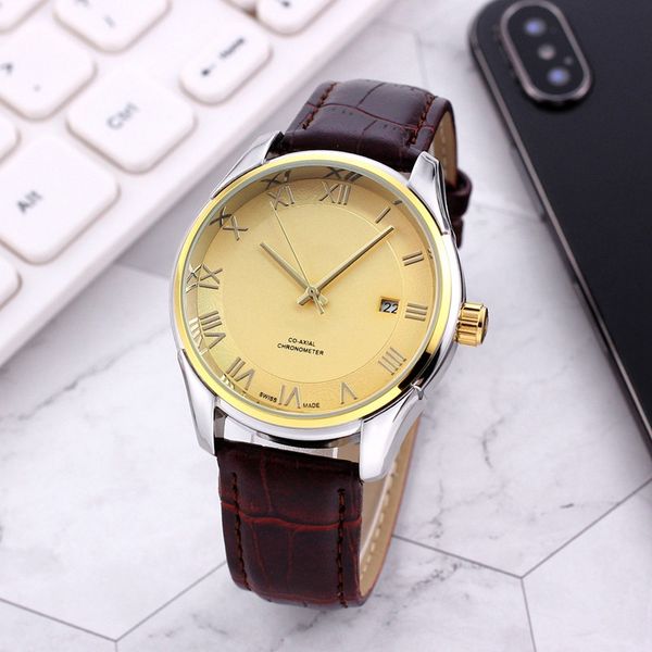 omeg wristwatches for men 2023 new mens watches 40mm three stitches automatic mechanical watch luxury brand leather strap men fashion montre, Slivery;golden
omeg wristwatches for men 2023 new mens watches 40mm three stitches automatic mechanical watch luxury brand leather strap men fashion montre, Slivery;golden