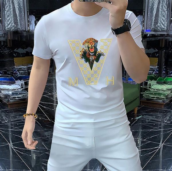 nhf222 leopard designer t shirt summer white short sleeve yellow men tshirt tee mens clothes, White;black
nhf222 leopard designer t shirt summer white short sleeve yellow men tshirt tee mens clothes, White;black