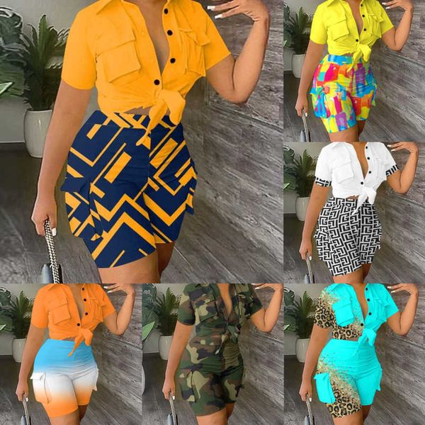 2023 tracksuits womens designer clothing summer collar 3d pocket printing fashion crop and shorts two piece set plus size 3xl, Gray
2023 tracksuits womens designer clothing summer collar 3d pocket printing fashion crop and shorts two piece set plus size 3xl, Gray