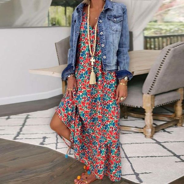 casual dresses elegant flower print loose suspenders summer deep v-neck sleeveless bohe long women fashion party 230412, Black;gray
casual dresses elegant flower print loose suspenders summer deep v-neck sleeveless bohe long women fashion party 230412, Black;gray