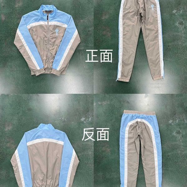 2023 spring new trapstar jacket set thin coat blue panel embroidered men's casual set, Black;brown
2023 spring new trapstar jacket set thin coat blue panel embroidered men's casual set, Black;brown