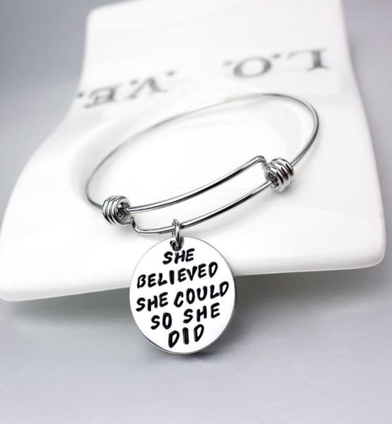 new popular silver plated engraved motivational words charm bangle for whole 5 pcs1495426, Black
new popular silver plated engraved motivational words charm bangle for whole 5 pcs1495426, Black