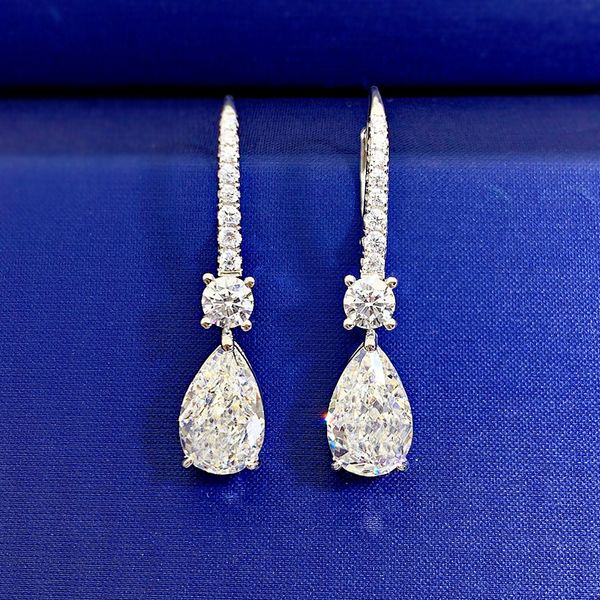 water drop diamond dangle earring 100% real 925 sterling silver wedding drop earrings for women bridal promise jewelry gift, Golden;silver
water drop diamond dangle earring 100% real 925 sterling silver wedding drop earrings for women bridal promise jewelry gift, Golden;silver