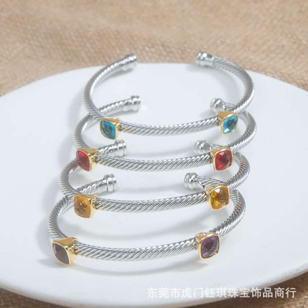 Classic Designer DY Bracelet Jewelry Luxury Fashion jewelry 4MM Open Cable Bracelets Popular at Two Station DY Jewelry Christmas gift quality jewelry accessories
Classic Designer DY Bracelet Jewelry Luxury Fashion jewelry 4MM Open Cable Bracelets Popular at Two Station DY Jewelry Christmas gift quality jewelry accessories