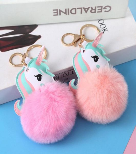 colorful cartoon unicorn keychain with pompon accessories cute women girls bag pendant fashion pu car key chain imitation fur keyr8871563, Blue
colorful cartoon unicorn keychain with pompon accessories cute women girls bag pendant fashion pu car key chain imitation fur keyr8871563, Blue