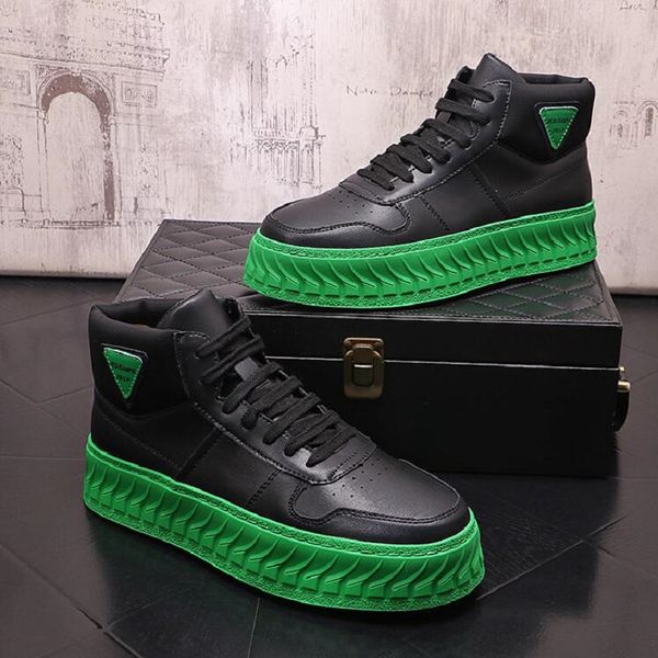 luxury designer fashion trend men's shoes flat casual shoes thick bottom ankle boots trainers zapatillas hombre d2h20, Black
luxury designer fashion trend men's shoes flat casual shoes thick bottom ankle boots trainers zapatillas hombre d2h20, Black