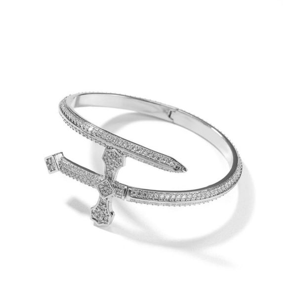 hip hop tennis new sword of justice copper cubic zircon iced out full of diamond mens gold bracelet personality bangles7651981, Golden;silver
hip hop tennis new sword of justice copper cubic zircon iced out full of diamond mens gold bracelet personality bangles7651981, Golden;silver