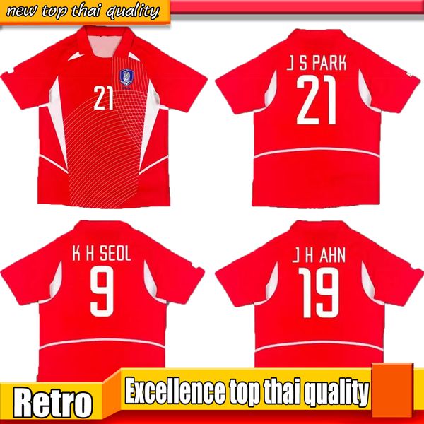 2002 jspark retro soccer jerseys jersey national team korea khseol mbhong jhahn 02 home red vintage south camiseta de futbol classic footbal, Black;yellow
2002 jspark retro soccer jerseys jersey national team korea khseol mbhong jhahn 02 home red vintage south camiseta de futbol classic footbal, Black;yellow