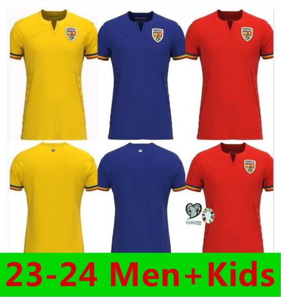 2023 romania soccer jerseys home yellow away red football shirt 23 24 hagi dennis third men kit uniforms 66, Black;yellow
2023 romania soccer jerseys home yellow away red football shirt 23 24 hagi dennis third men kit uniforms 66, Black;yellow
