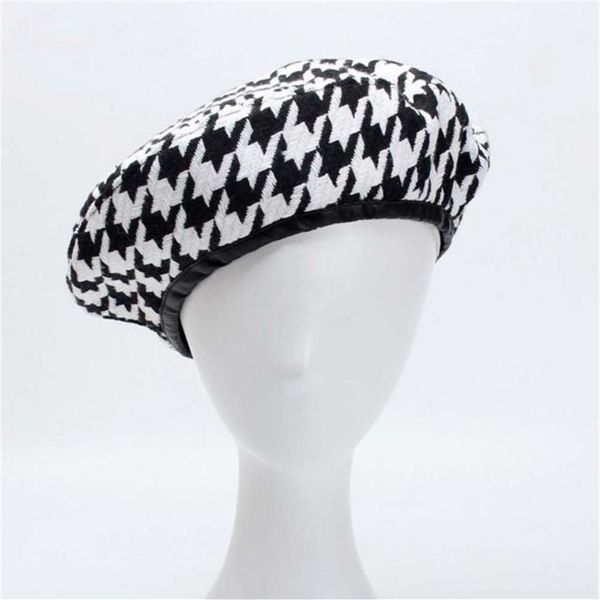 cool yy autumn berets cap winter hats for women french houndstooth beret flat cap plaid elegant british style lady painter bonne2773, Blue;gray
cool yy autumn berets cap winter hats for women french houndstooth beret flat cap plaid elegant british style lady painter bonne2773, Blue;gray