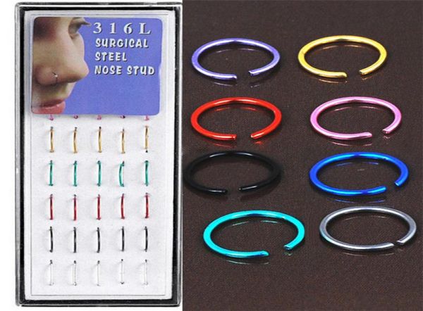 women fashion 316 l surgical steel nose ring set c shaped false nose ring body piercing jewelry piercing ornaments2455096, Silver
women fashion 316 l surgical steel nose ring set c shaped false nose ring body piercing jewelry piercing ornaments2455096, Silver