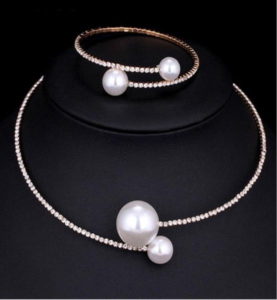 european and american diamond pearl necklace bracelet suit short clavicle necklace jewelry for women gift 9536746, Silver
european and american diamond pearl necklace bracelet suit short clavicle necklace jewelry for women gift 9536746, Silver