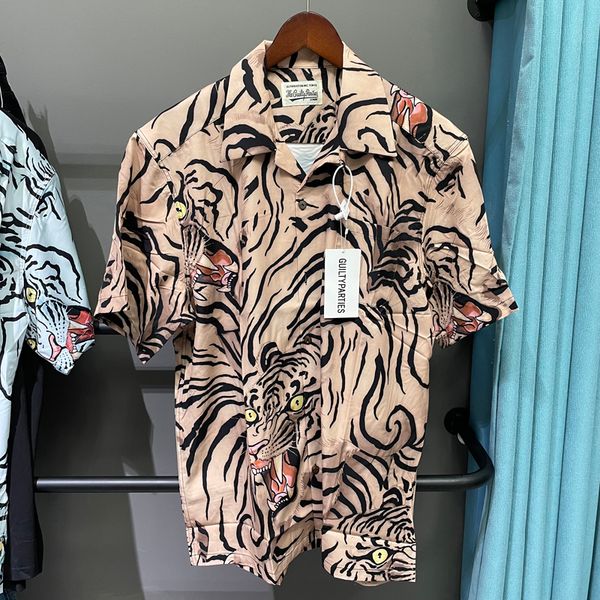 high-quality men's t-shirts wacko maria t-shirt short sleeve tees tiger print t shirt s-xl cotton apparel, White;black
high-quality men's t-shirts wacko maria t-shirt short sleeve tees tiger print t shirt s-xl cotton apparel, White;black