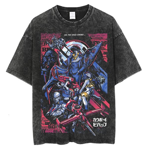 mens tshirts vintage washed tshirts cowboy bebop anime t shirt harajuku oversize tee cotton fashion streetwear 230412, White;black
mens tshirts vintage washed tshirts cowboy bebop anime t shirt harajuku oversize tee cotton fashion streetwear 230412, White;black
