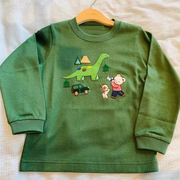 t-shirts children's clothing japanese style autumn/winter fami dinosaur bear cotton soft long sleeve t-shirt 230412, Blue
t-shirts children's clothing japanese style autumn/winter fami dinosaur bear cotton soft long sleeve t-shirt 230412, Blue