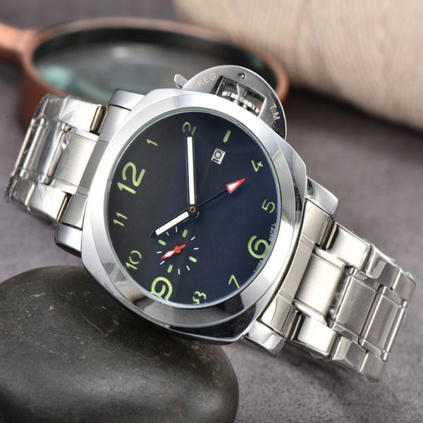 men mens luxury watch watches montre de luxe wristwatches watch stainless watchband 012ese, Slivery;brown