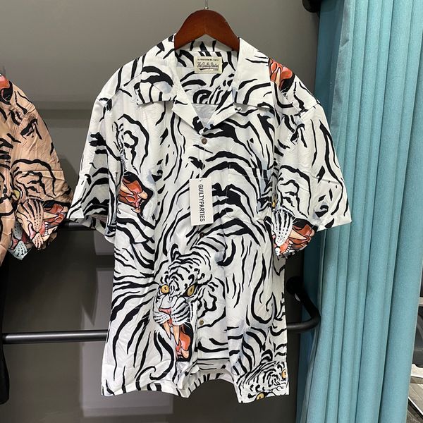 wacko maria men's t-shirts high-quality cotton crewneck short sleeve wacko maria tees fashion tiger print loose o-neck t-shirt, White;black
wacko maria men's t-shirts high-quality cotton crewneck short sleeve wacko maria tees fashion tiger print loose o-neck t-shirt, White;black