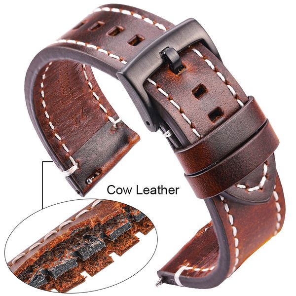 watch bands genuine leather watchbands 18mm 20mm 22mm 24mm black dark brown women men cowhide watch band strap belt with buckle 230411, Black;brown
watch bands genuine leather watchbands 18mm 20mm 22mm 24mm black dark brown women men cowhide watch band strap belt with buckle 230411, Black;brown