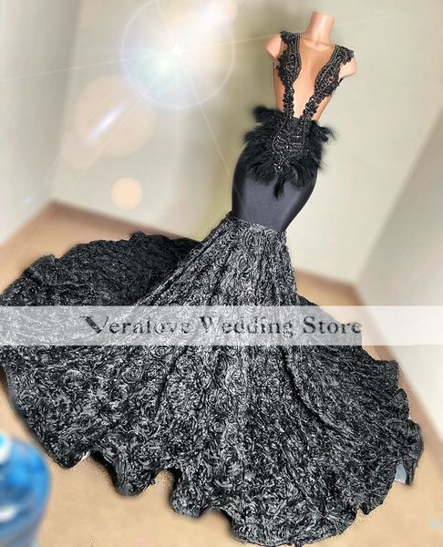 african evening dresses for women beads rose flowers aso ebi prom gowns 2023 african occasion reception party dress, Black
african evening dresses for women beads rose flowers aso ebi prom gowns 2023 african occasion reception party dress, Black