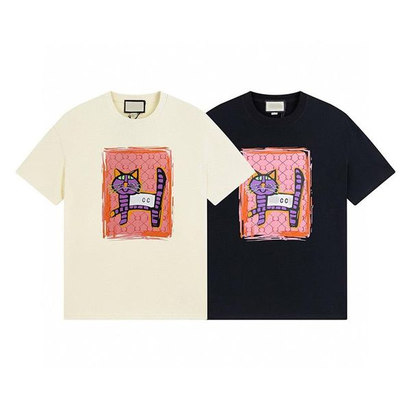 2023 new men's t-shirt designer summer fashion sweatshirt pure cotton breathable short sleeve casual cartoon print men's and women, White;black
2023 new men's t-shirt designer summer fashion sweatshirt pure cotton breathable short sleeve casual cartoon print men's and women, White;black