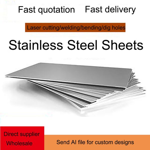 2pcs sus304 stainless steel sheets thick 1.2mm 200*100mm square plate bending welding processing
2pcs sus304 stainless steel sheets thick 1.2mm 200*100mm square plate bending welding processing