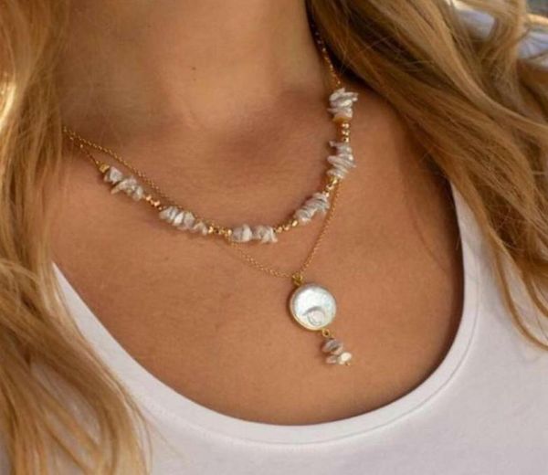 multi layer coin pearl necklace for women fashion natural freshwater pearl pendant necklace boho jewelry friend gift2124211, Silver
multi layer coin pearl necklace for women fashion natural freshwater pearl pendant necklace boho jewelry friend gift2124211, Silver