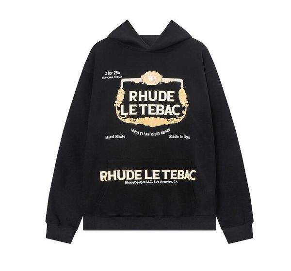 rh236 spring man sweatshirt fleece mens hoodie jumper rhude letebac designer hoodies streetwear pullover men's clothing, Black
rh236 spring man sweatshirt fleece mens hoodie jumper rhude letebac designer hoodies streetwear pullover men's clothing, Black