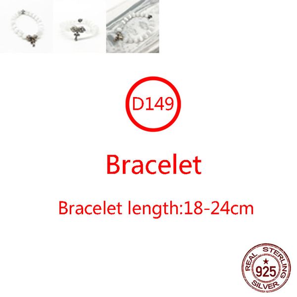 d149 s925 sterling silver bracelet fashion letter personalized vintage cross flower beads white round beads couple punk hip hop jewelry styl, Black
d149 s925 sterling silver bracelet fashion letter personalized vintage cross flower beads white round beads couple punk hip hop jewelry styl, Black