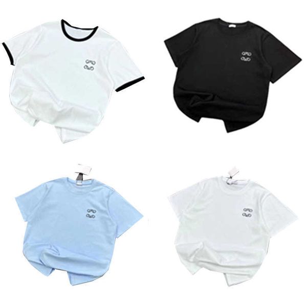 high-quality embroidery loewe t-shirt men's and women's same letter new summer versatile high-end half-sleeve cotton youth fashion, White;black
high-quality embroidery loewe t-shirt men's and women's same letter new summer versatile high-end half-sleeve cotton youth fashion, White;black
