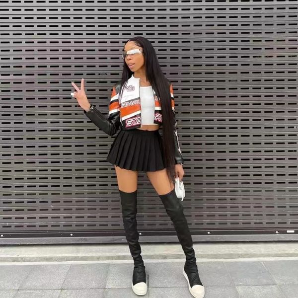 women's shorts soefdioo women fashion pleated skirts vintage high waist side zipper skort autumn female bottoms street wear 230411, White;black
women's shorts soefdioo women fashion pleated skirts vintage high waist side zipper skort autumn female bottoms street wear 230411, White;black