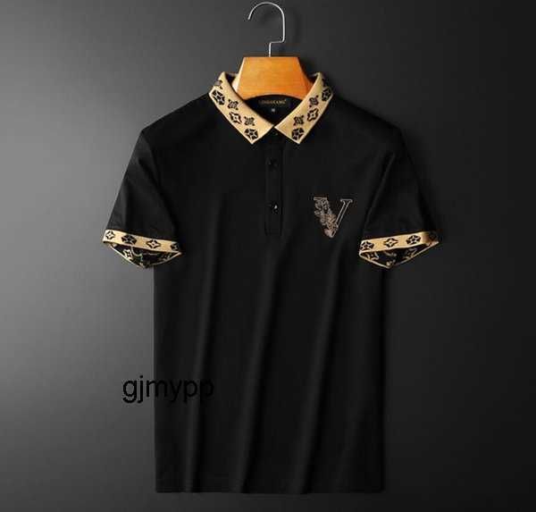 2022 polo shirt summer men's lapel short-sleeved t-shirt european station fashion slim mercerized cotton half-sleeved polo shirts men t, White;black
2022 polo shirt summer men's lapel short-sleeved t-shirt european station fashion slim mercerized cotton half-sleeved polo shirts men t, White;black