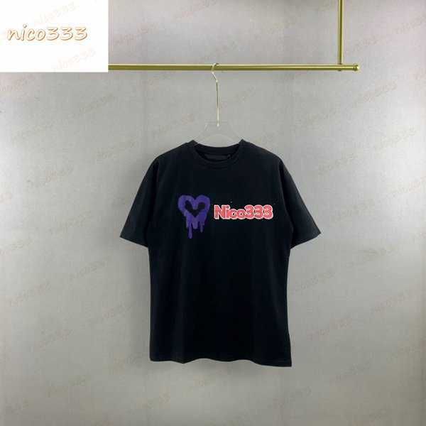 23ss new t shirt men tee black purple heart shaped city spray letter pattern pure cotton white powder green dark blue yellow women short 677, White;black
23ss new t shirt men tee black purple heart shaped city spray letter pattern pure cotton white powder green dark blue yellow women short 677, White;black