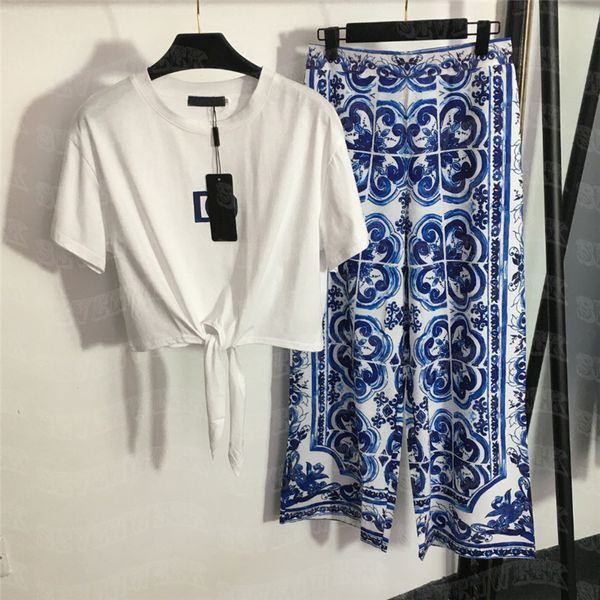 women pants tie t shirts sets vintage printed high waist wide leg trousers lettes short sleeve tees casual set, White
women pants tie t shirts sets vintage printed high waist wide leg trousers lettes short sleeve tees casual set, White