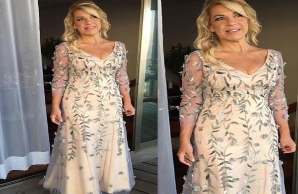 gorgeous aline mother of the bride dresses vneck long sleeve 3d floral appliqued wedding gown chiffon ruched floorlength mother5580334, Black;red
gorgeous aline mother of the bride dresses vneck long sleeve 3d floral appliqued wedding gown chiffon ruched floorlength mother5580334, Black;red