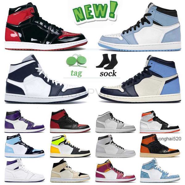 2023 arrival 1 1s original og basketball shoes men women sports designers sneakers bred patent obsidian university blue jumpman trainers
2023 arrival 1 1s original og basketball shoes men women sports designers sneakers bred patent obsidian university blue jumpman trainers