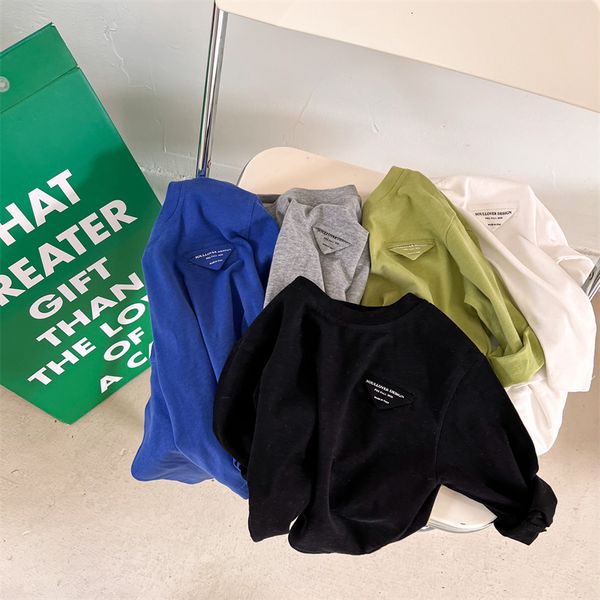 t-shirts children's and toddler basic shirts cloth channa spring boys and girls letter long sleeve solid round neck 230412, Blue
t-shirts children's and toddler basic shirts cloth channa spring boys and girls letter long sleeve solid round neck 230412, Blue