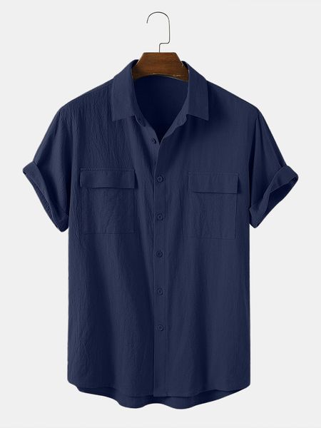 men's casual shirts charmkpr fashion men's solid comfortable double pocket shirt casual street clothing men's match simple sh, White;black
men's casual shirts charmkpr fashion men's solid comfortable double pocket shirt casual street clothing men's match simple sh, White;black