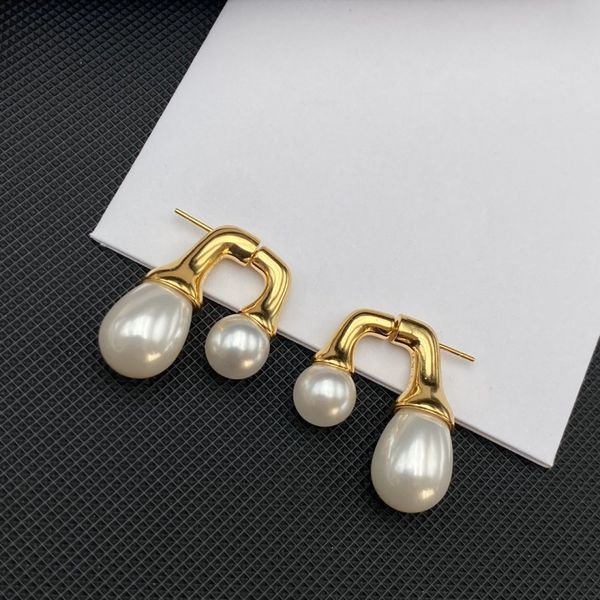 new fashion jewelry designers luxury earrings hoop earrings stud womens diameter 4cm big circle simple titanium steel gold pearl drop earrin, Golden
new fashion jewelry designers luxury earrings hoop earrings stud womens diameter 4cm big circle simple titanium steel gold pearl drop earrin, Golden