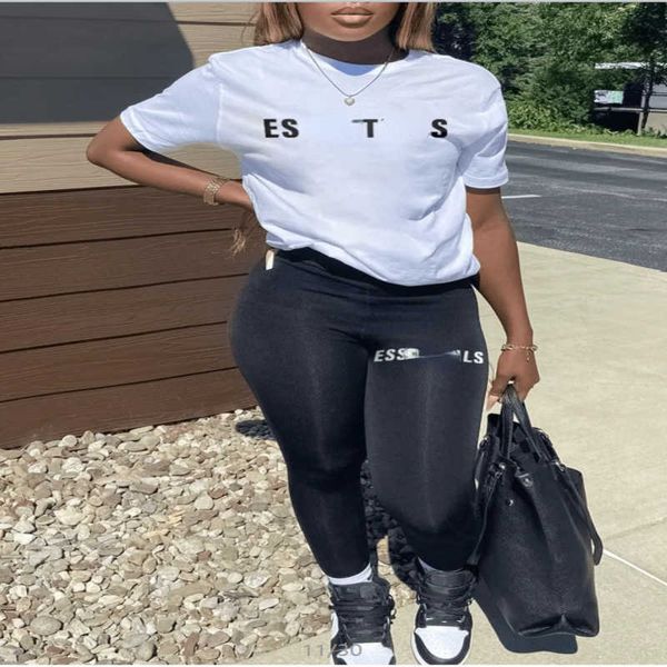 summer tracksuits women letter printed personalized casual short sleeve two piece set women sports clothing jogging suits plus size s-5xl, Gray
summer tracksuits women letter printed personalized casual short sleeve two piece set women sports clothing jogging suits plus size s-5xl, Gray