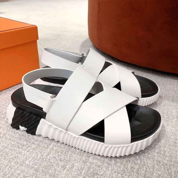 2023 men summer sandal black white genuine leather luxury design electric sandals strap flats comfortable soft leather sandalies shoe light
2023 men summer sandal black white genuine leather luxury design electric sandals strap flats comfortable soft leather sandalies shoe light