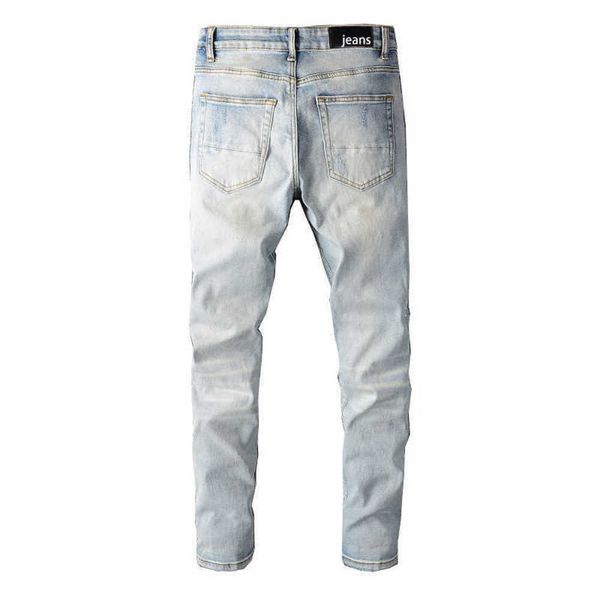 cotton amirly personalized men's brand jeans casual designer ripped fashion pants street cool elastic stylish leisure youth blue paint
cotton amirly personalized men's brand jeans casual designer ripped fashion pants street cool elastic stylish leisure youth blue paint