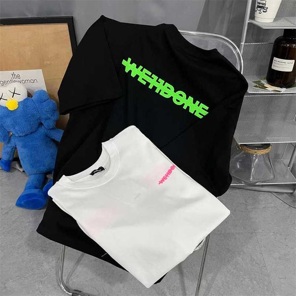 high edition ne we11done letter print short sleeve welldone summer loose medium length t-shirt top, White
high edition ne we11done letter print short sleeve welldone summer loose medium length t-shirt top, White