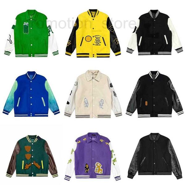 men's jackets designer mens jackets baseball varsity jacket letter stitching embroidery autumn and winter men loose causal outwear coat, Black;brown
men's jackets designer mens jackets baseball varsity jacket letter stitching embroidery autumn and winter men loose causal outwear coat, Black;brown