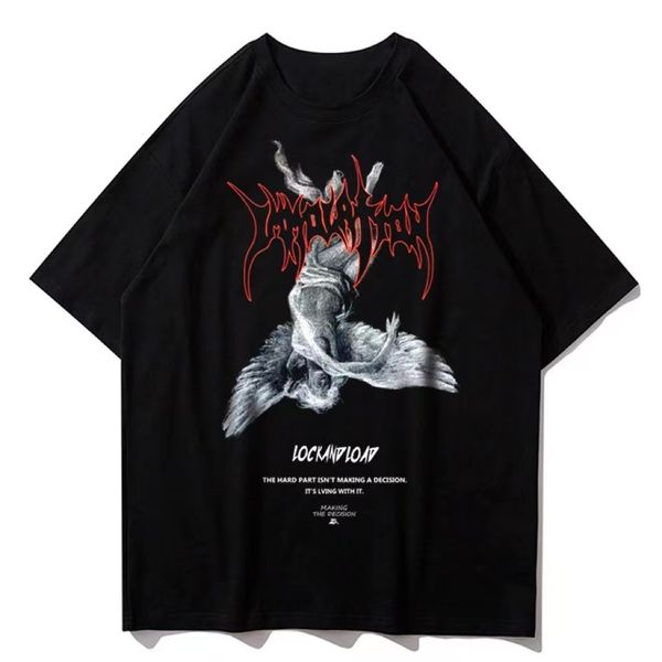 mens tshirts gothic style streetwear harajuku tshirt oversized hipster brand hip hop short sleeve cotton fashion tees 230412, White;black
mens tshirts gothic style streetwear harajuku tshirt oversized hipster brand hip hop short sleeve cotton fashion tees 230412, White;black