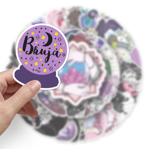 50pcs magic witch stickers skate accessories waterproof vinyl sticker for skateboard lapluggage bicycle motorcycle phone car decals
50pcs magic witch stickers skate accessories waterproof vinyl sticker for skateboard lapluggage bicycle motorcycle phone car decals
