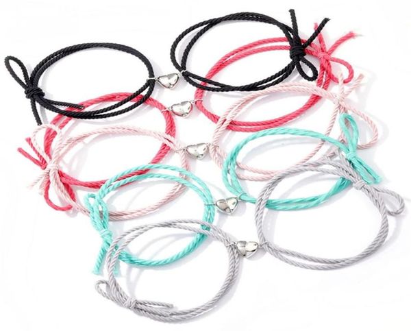 heart magnet attracts couples bracelets students good sisters hand rope friendship bracelet jewelry 3027 q27008412, Golden;silver
heart magnet attracts couples bracelets students good sisters hand rope friendship bracelet jewelry 3027 q27008412, Golden;silver