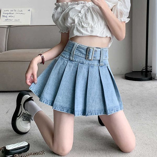 spicy girl netizen pleated denim women high waist 2023 summer new slim versatile large half skirt, Black
spicy girl netizen pleated denim women high waist 2023 summer new slim versatile large half skirt, Black